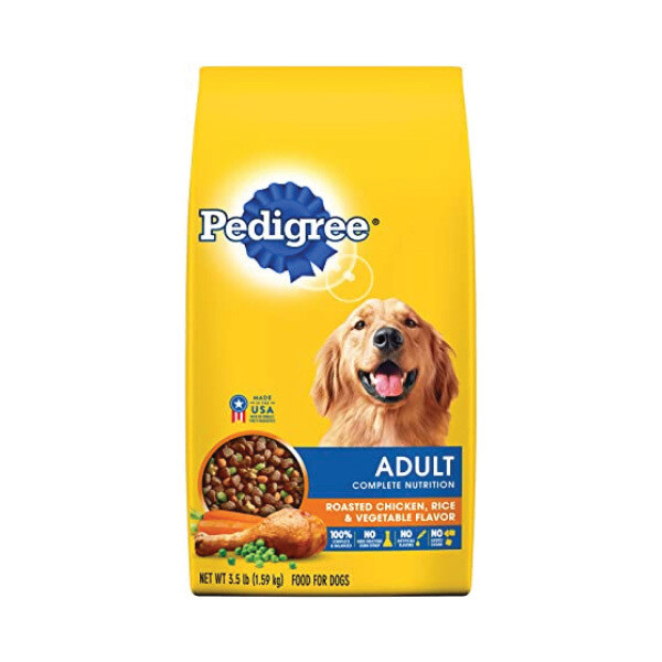 PEDIGREE ADULT COMPLETE NUTRITION DRY DOG FOOD 4X3.5#