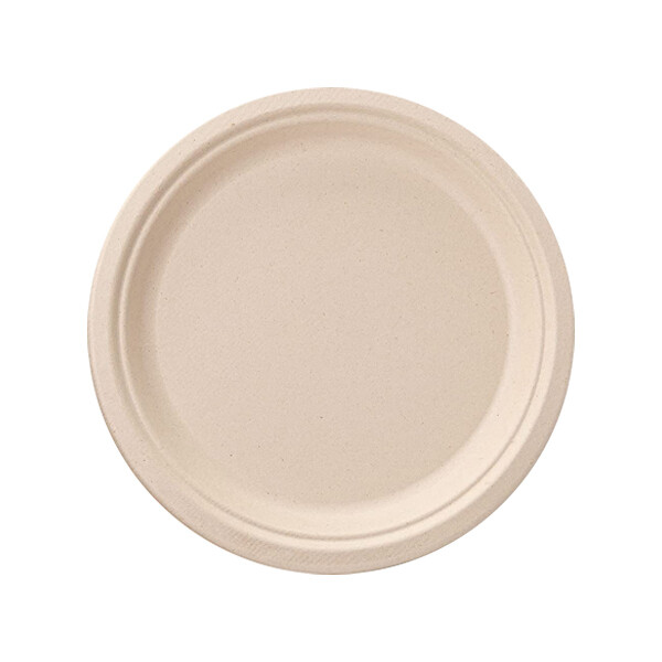 BIODEGRADABLE 9" FOOD PLATES 20X50CT