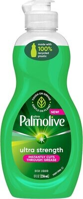 PALMOLIVE ULTRA STRENGTH DISHWASHING LIQUID ORIGINAL 16X8OZ