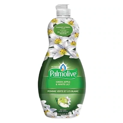 PALMOLIVE ULTRA DISHWASHING LIQUID GREEN APPLE &amp; WHITE LILY 9X20OZ