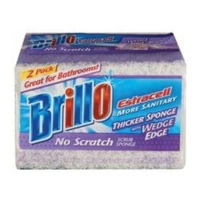 BRILLO ESTRACELL W/ WEDGE EDGE SPONGES 12X2CT