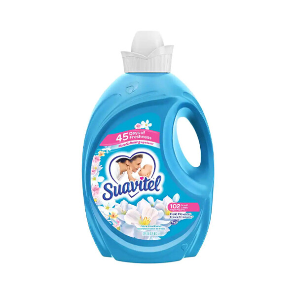 SUAVITEL FIELD FLOWERS FABRIC SOFTENER 4X105OZ