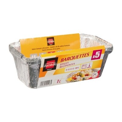 DOMEDIA BARQUETTES EN ALUMINIUM 1L 36X5CT