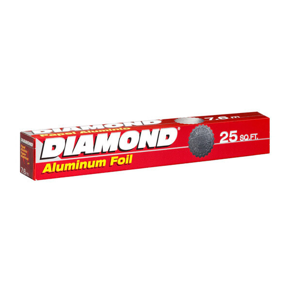 DIAMOND ALUMINUM FOIL 24X25'