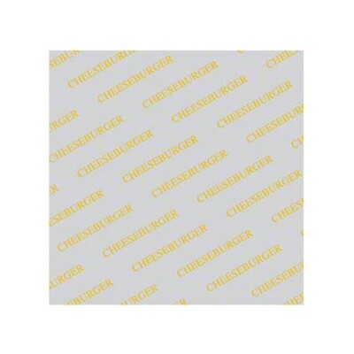 CHEESEBURGER FOIL SANDWICH WRAPS 10.5X14X2000CT