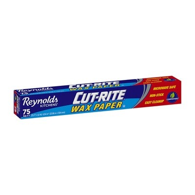 REYNOLDS CUT RITE WAX PAPER 24X75FT