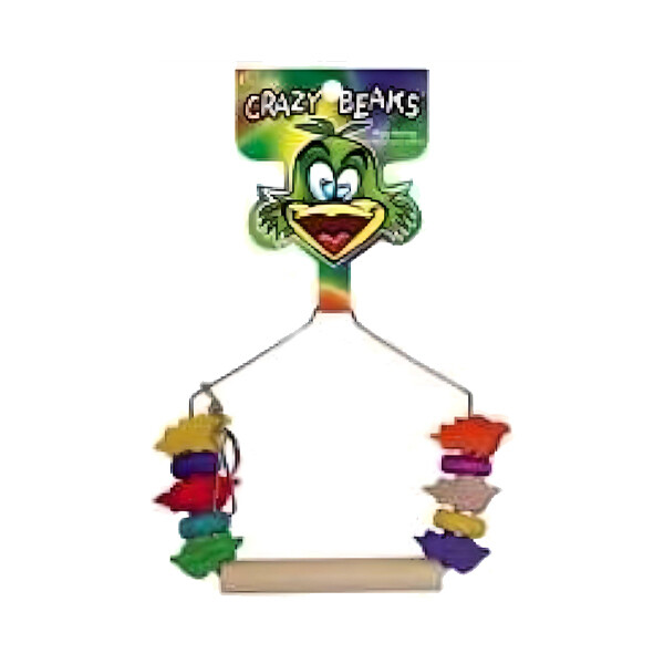D-GIESLER BIRD PLAY SWING W/BEAD 6X1CT