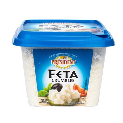 PRESIDENT FETA TOMATO/BASIL CRUMBLED 6/6oz (00785)