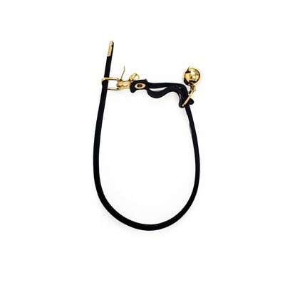 OMNIPET 3/8&quot; MAJESTIC CAT COLLAR/BK13 12X1CT (3933-BK)