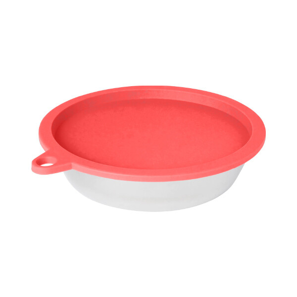 PET BOWL MED. MAT 3 CUP/PINK/RED LID 12X1CT (27858 / 79723)