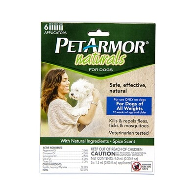 PET ARMOR SIMPLE SOURCE F&amp;T TOPICAL FOR DOGS 6CT