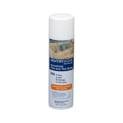 SENTRY HOME HOUSEHOLD FLEA &amp; TICK SPRAY 6X16OZ