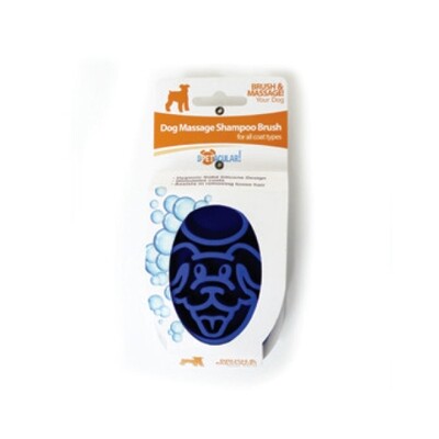 SPETACULAR! DOG MASSAGE SHAMPOO BRUSH 4X3PK