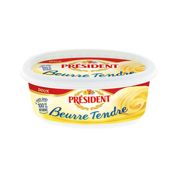 PRESIDENT BEURRIER TENDRE DOUX 12/125 GR (120667)
