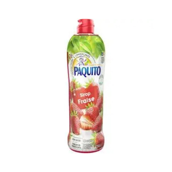 PAQUITO SIROP DE FRAISE 6X75CL (259)