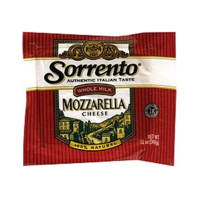 SORRENTO MOZZARELLA SLICE LOG 6X12OZ (81822)