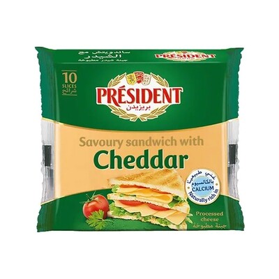 PRESIDENT SAVOURY SANDWICH W/ CHEDDAR SLICES 36/200 GR (490336) 49714  11/28/25