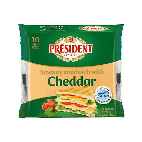 PRESIDENT SAVOURY SANDWICH W/ CHEDDAR SLICES 36/200 GR (490336) 49714  11/26/26