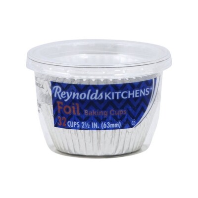 REYNOLDS FOIL BAKING CUPS 24X32CT