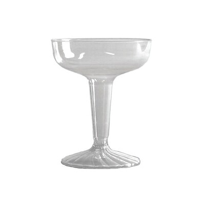 D-SW4 PLASTIC CHAMPAGNE CUPS 4OZ 20X25CT