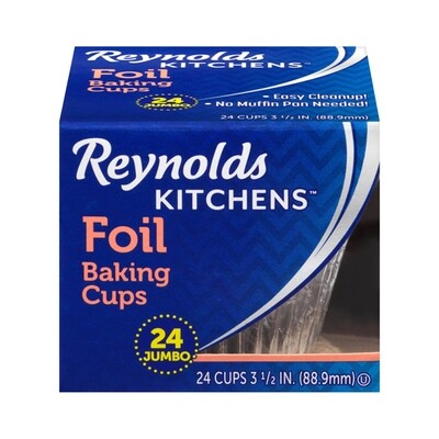 REYNOLDS FOIL 3.5&quot;  BAKING CUPS 12X24CT