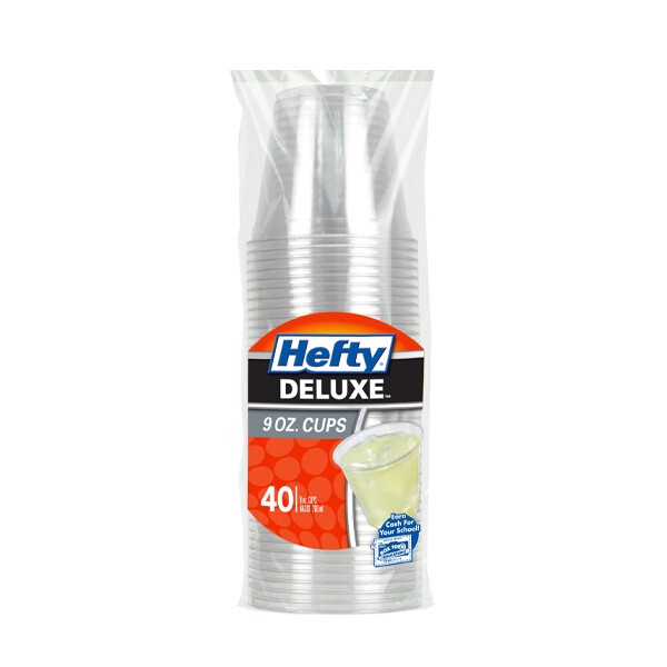 HEFTY CLEAR PET 9OZ SQUAT CUP 12X40CT