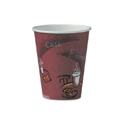 SOLO HOT DRINK 6OZ MISTIQUE PAPER CUPS 20X50CT
