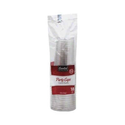D-ESSENTIAL-DAY 10OZ CLEAR PLASTIC CUPS 12X18CT