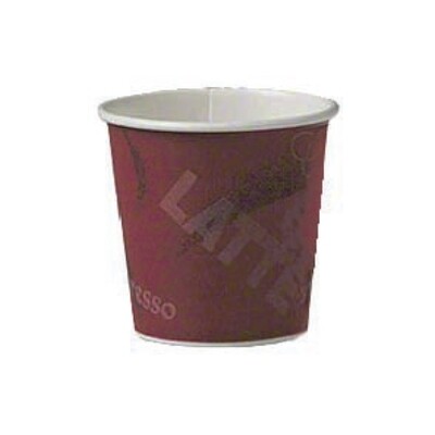 SOLO HOT DRINK 4OZ BISTRO PAPER CUPS 20X50CT #374SI