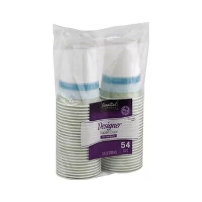 ESSENTIAL-DAY 9OZ DESIGNER CUPS 12X54CT