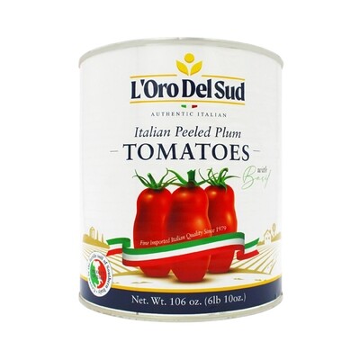 L&#39;ORO DEL ITALIAN WHOLE PEELED TOMATO 6X10#