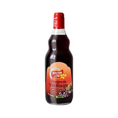 BOUTON D&#39;OR VINAIGRE VIN ROUGE FUT DE CHENE 6X75CL