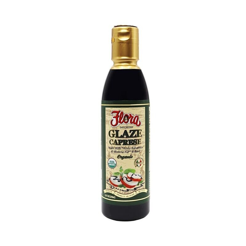 FLORA CAPRESE BASIL - ORGANIC GLAZE 6X250ML