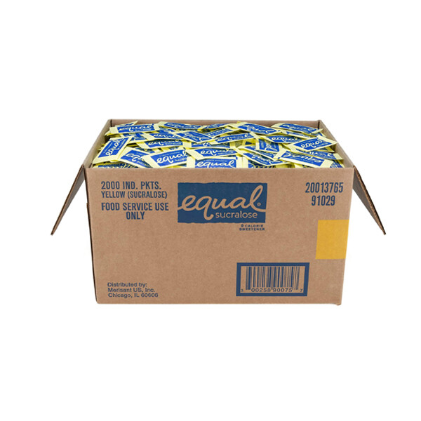 EQUAL YELLOW SWEETENER SUGAR 2000CT