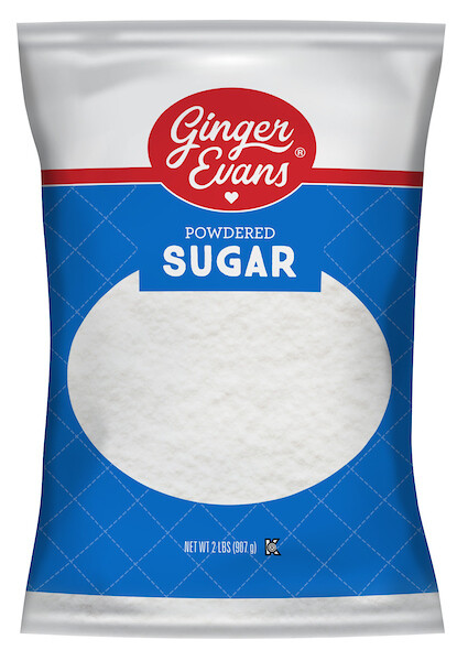 GINGER EVANS POWDERED SUGAR 12X32OZ