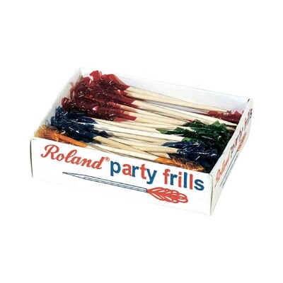 ROLAND PARTY FRILS TOOTHPIK. 24X48CT