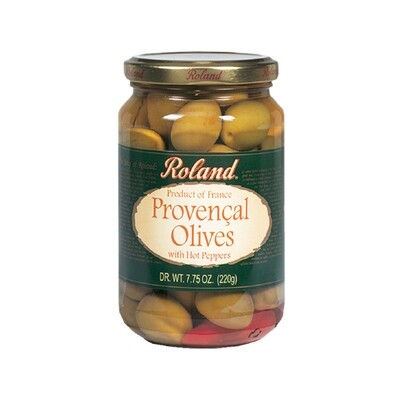 D-ROLAND PROVENCAL OLIVES HOT PEPPER 12X12OZ