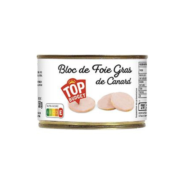 TOP BUDGET BLOC FOIE GRAS CANARD 12X150G (00136)