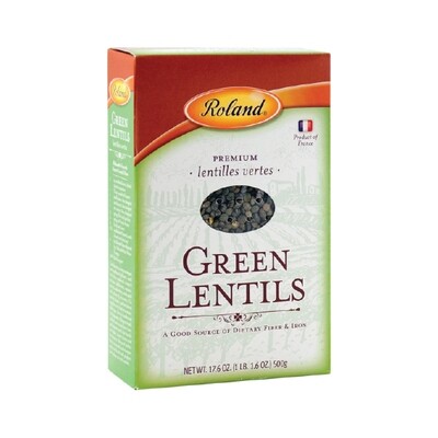 ROLAND GREEN LENTIL 12X17.6OZ