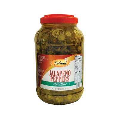 ROLAND SLICED JALAPENO PEPPERS 4X1GAL
