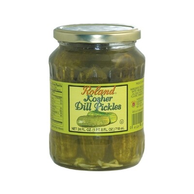 ROLAND DILL PICKLES 12X24OZ