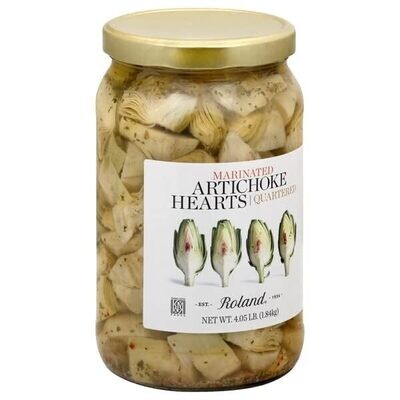 ROLAND MARINATE ARTICHOKE HEARTS 12X12OZ