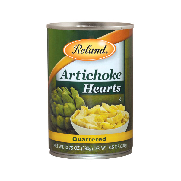 ROLAND QUARTERED ARTICHOKE 12X13.75OZ