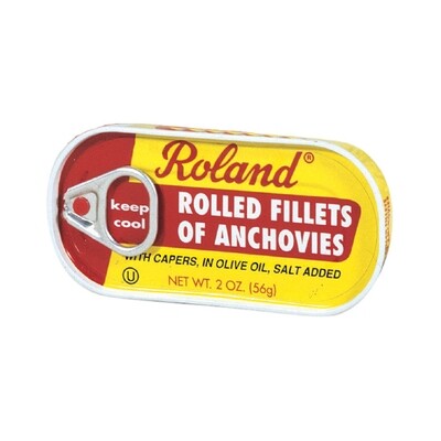 ROLAND ROLLED ANCHOVIES IN OLIVE OIL 25X2OZ