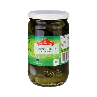 TOP BUDGET CORNICHONS 12X360G (049809)