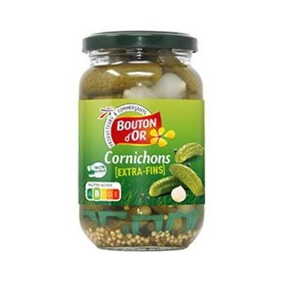 BOUTON D&#39;OR CORNICHONS EXTRA FINS 12X360G