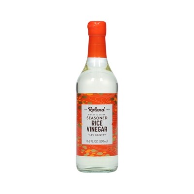 ROLAND SEASONED RICE VINEGAR 12X16.9OZ
