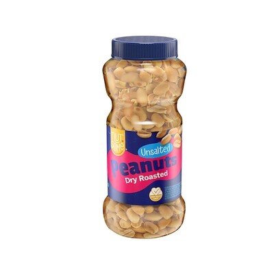 NUT SOME DRY ROASTED UNSALT PEANUTS 12X16OZ