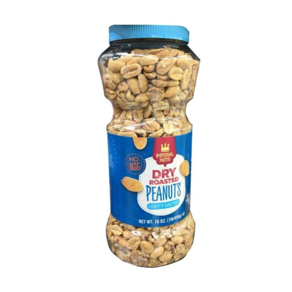 IMPERIAL DRY ROASTED LIGHT SALED PEANUTS 12X16OZ