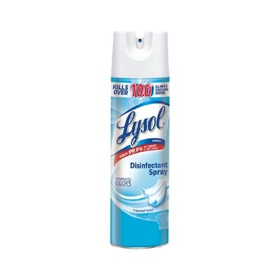 LYSOL DISINFECT SPRAY CRISP LINEN SCENT 12X12.5OZ